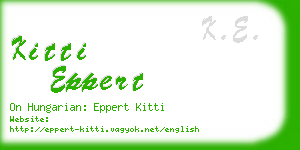 kitti eppert business card